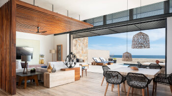 Zadun, 2 Bedroom Suite, Bedroom 1: 1 King, Bedroom 2: 2 Queen(s), Sofa bed, Beach front, Terrace, at Zadun, a Ritz-Carlton Reserve