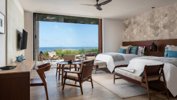 Resort View, Guest room, 2 Queen(s), Ground floor, Terrace, at Zadun, a Ritz-Carlton Reserve