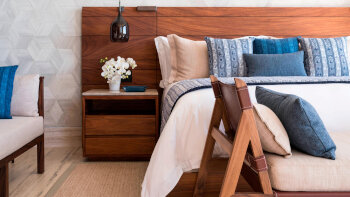 Partial Ocean View, Guest room, 1 King, Ground floor, Terrace, at Zadun, a Ritz-Carlton Reserve