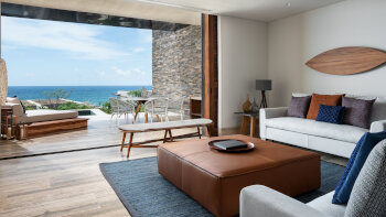 Family Cortes Resort View, 2 Bedroom Suite, Bedroom 1: 1 King, Bedroom 2: 2 Queen(s), Sofa bed, at Zadun, a Ritz-Carlton Reserve