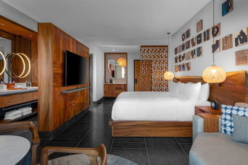 ADA Accessible, 1 King Mobility Accessible W/ Roll in Shower, at Conrad Tulum Riviera Maya