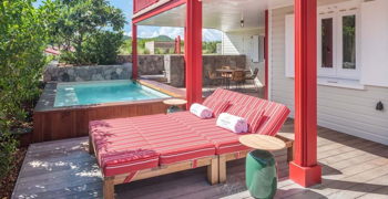 Rock Suite Flamboyant, King Bed, at Eden Rock St Barths, Oetker Collection