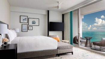 Junior Suite, Suite, 1 King, Oceanfront, Balcony, at The Ritz-Carlton, Turks & Caicos