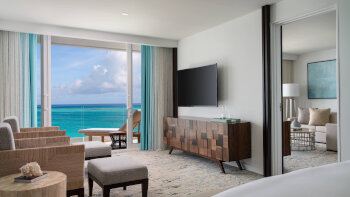 Executive Suite, Suite, 1 King, Partial ocean view, Balcony, at The Ritz-Carlton, Turks & Caicos