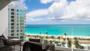 Club Oceanfront Double, Club level, Deluxe Guest room, 2 Queen, at The Ritz-Carlton, Turks & Caicos