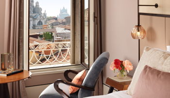 Canal Side View, Guest room, 1 King, Canal Side view, at The St. Regis Venice