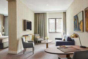1 King Bed 1 Bedroom Suite Sofa Bed, at InterContinental Lyon - Hotel Dieu