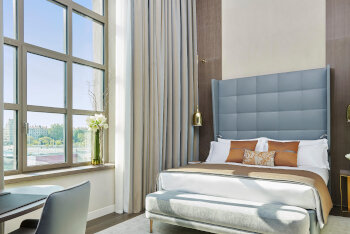 1 King Bed Premium River View, at InterContinental Lyon - Hotel Dieu