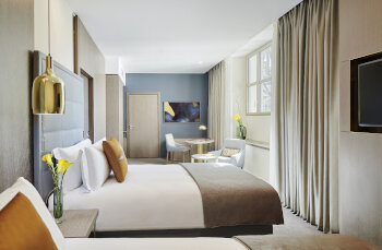 2 Twin Beds Premium Garden View, at InterContinental Lyon - Hotel Dieu