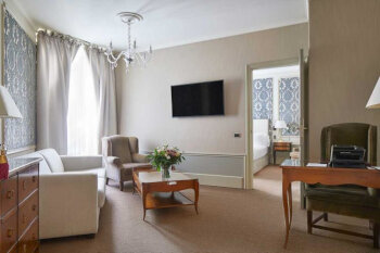 Suite Separated Living Area and Bedroom, at El Palace