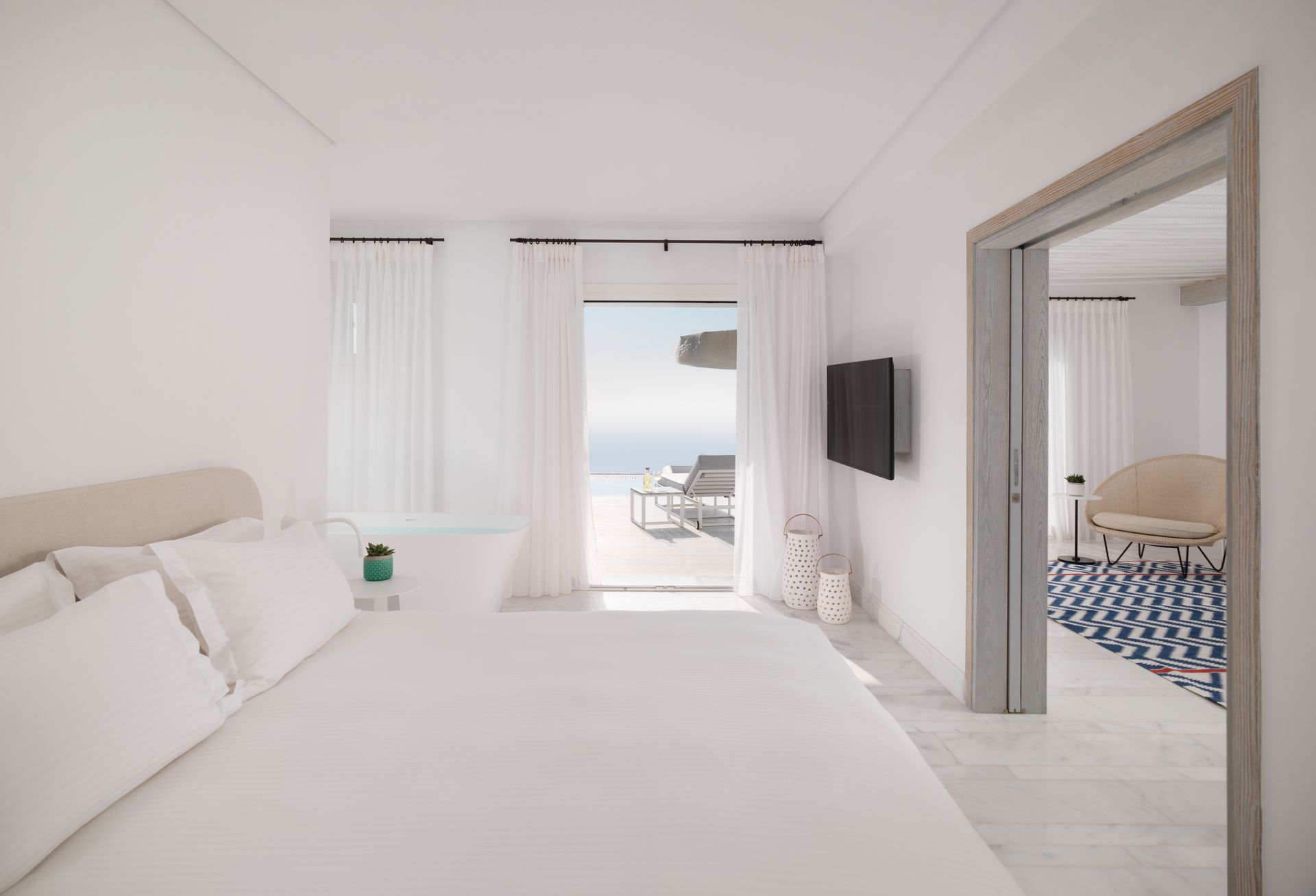 Signature 1 Bedroom Spa Pool Suite, at Mykonos Riviera Hotel & Spa