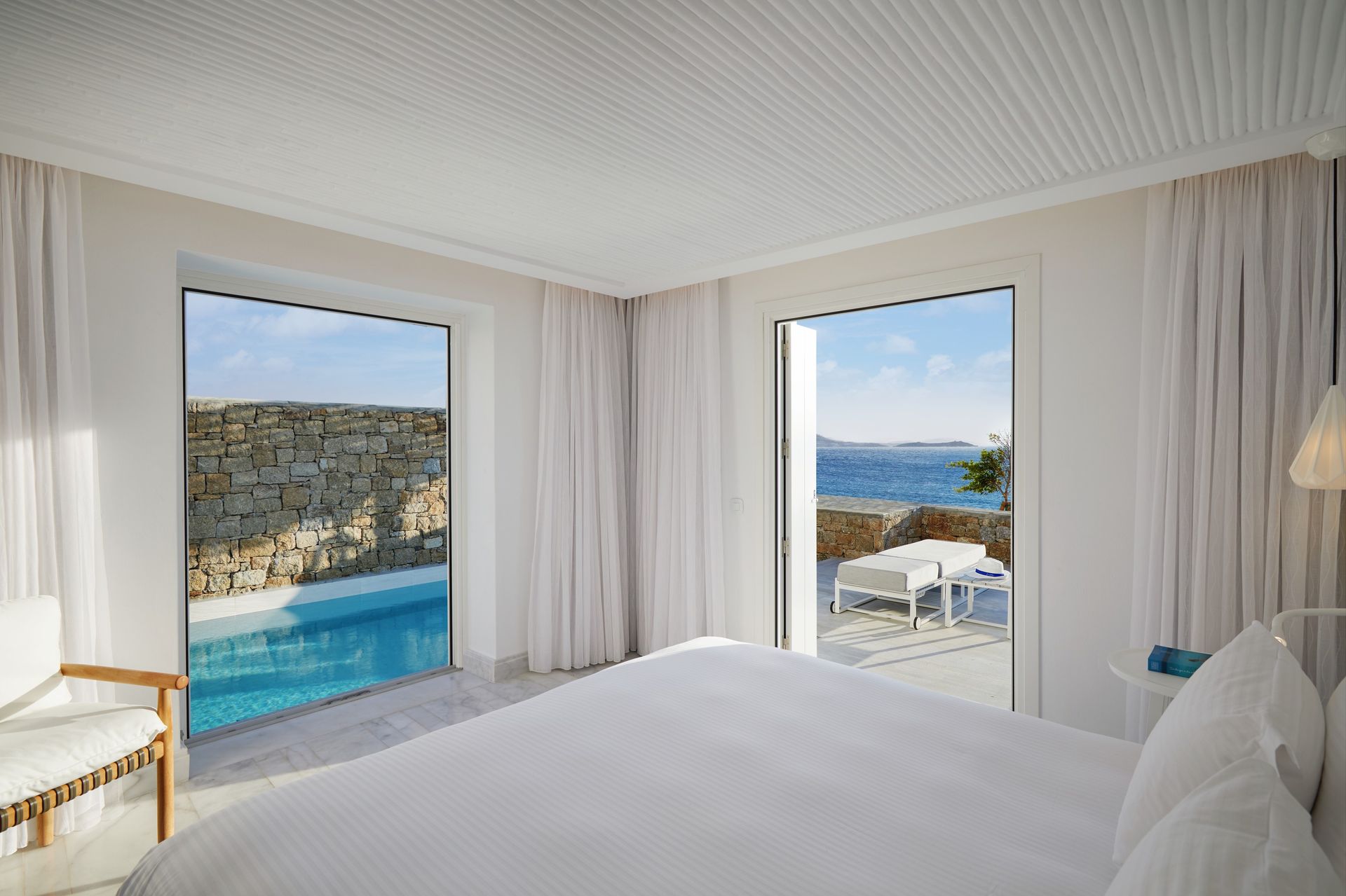 Courtyard 2 Bedroom Pool Maisonette with Outdoor Hot Tub, at Mykonos Riviera Hotel & Spa