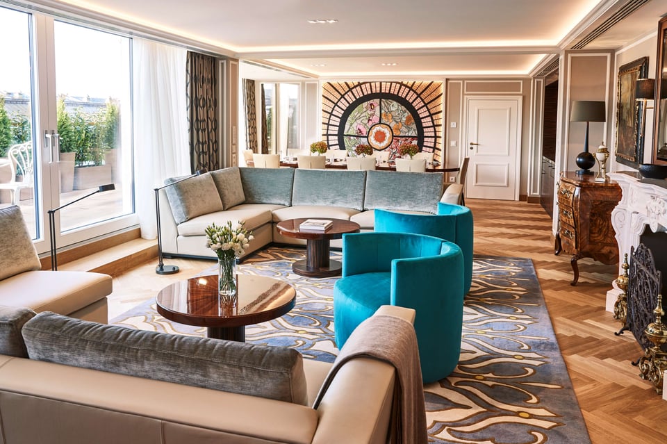 Maximilian Suite, at Hotel Vier Jahreszeiten Kempinski Munich