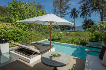 Lagoon Pool Pavilion King, at Rosewood Phuket