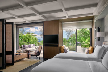 Partial Ocean View Pool Pavilion Two Twins, at Rosewood Phuket