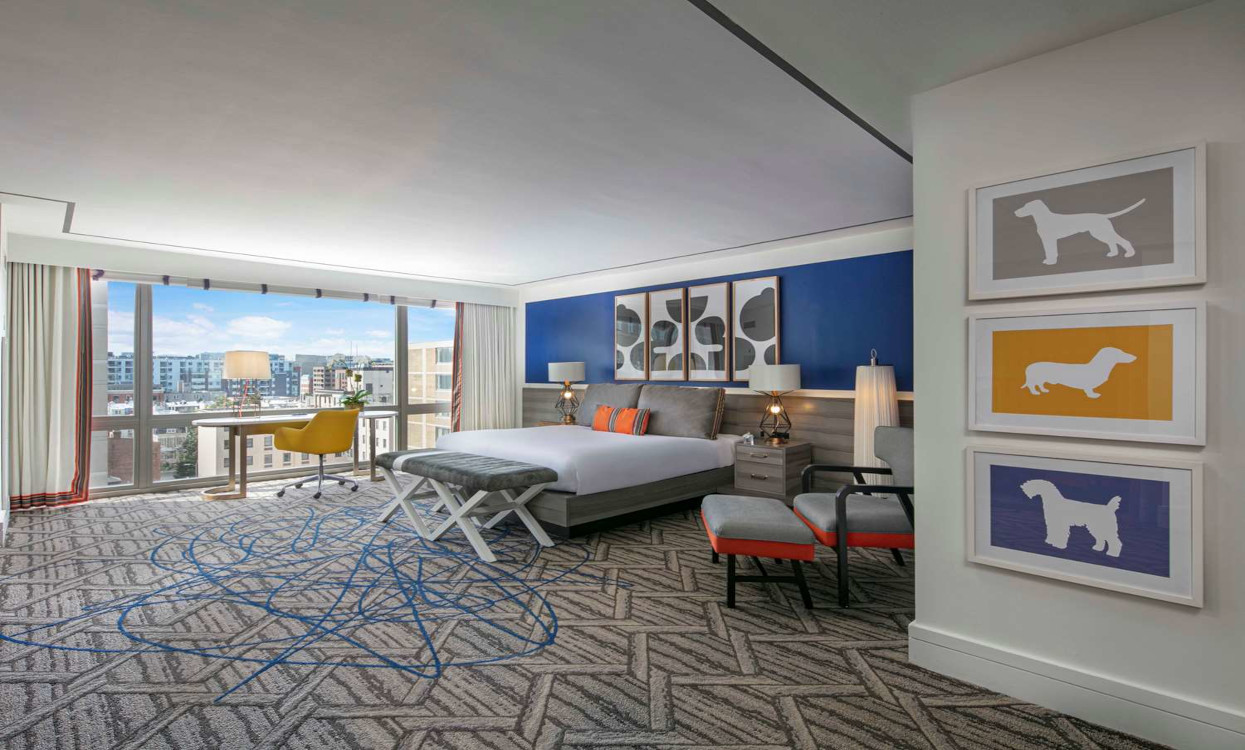 Premier Studio - King - City View, at The Royal Sonesta Washington DC, Dupont Circle