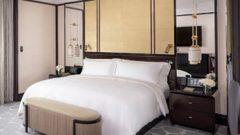 Executive Bosphorus Suite with Balcony: 1 King Bed, at The Peninsula Istanbul