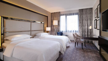 2 Twin/Single Beds, Deluxe Guest Room, at Sheraton Grand Krakow