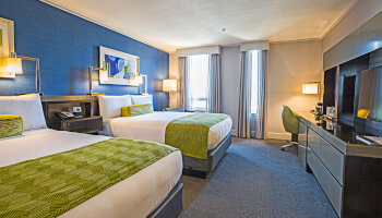 Two Doubles - Partial River View - Hearing Accessible, at The Royal Sonesta Boston