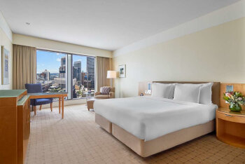 Executive Deluxe King Room, at The Fullerton Hotel Sydney