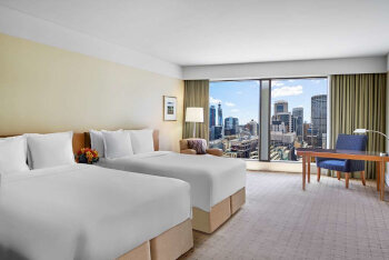 Executive Deluxe Twin Room, at The Fullerton Hotel Sydney