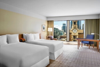 Tower Premium Twin Room, at The Fullerton Hotel Sydney