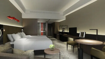 Twin Deluxe Room, at Conrad Osaka