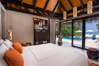 Beach Pool House, at Velaa Private Island