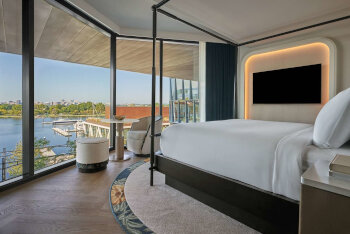 Deluxe River View King, at Pendry Washington DC - The Wharf