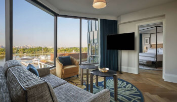 Deluxe River View One Bedroom Suite, at Pendry Washington DC - The Wharf