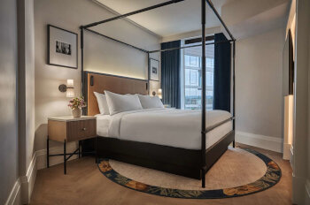 Partial River View One Bedroom Suite, at Pendry Washington DC - The Wharf