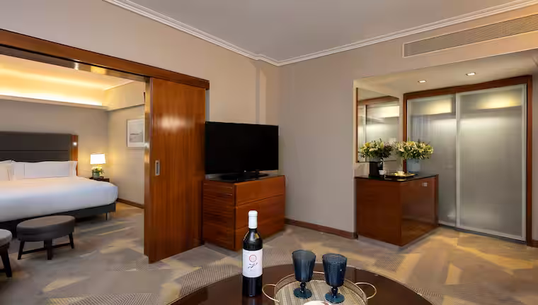 King Plaza Vista Suite with Sea View, at The Vista at Hilton Tel Aviv