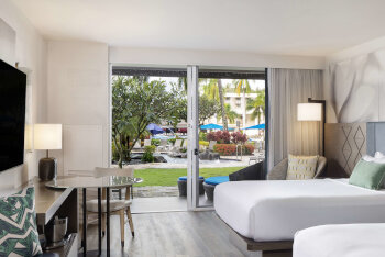 Deluxe - Two Queens - Ground Floor Lanai, at Royal Sonesta Kauai