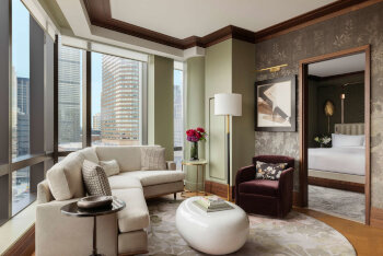 ADA Accessible Emerald 1 Br Ste 1 King Mobility Access Tub with Grab Bars, at Raffles Boston