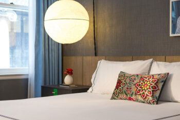 1 King Premium Deep Soaking Tub Exercise Bike, at Kimpton Gray Hotel Chicago 