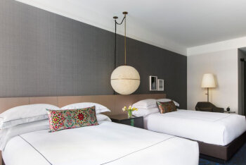 ADA Accessible 2 Queen Premium Mobility Accessible Tub, at Kimpton Gray Hotel Chicago 