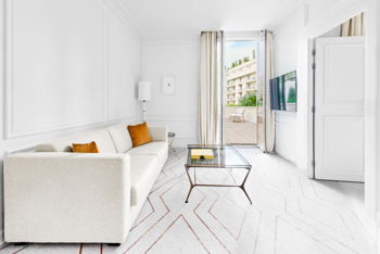 1 Bedroom Suite Garden View Terrace Sofa Bed, at Carlton Cannes, A Regent Hotel
