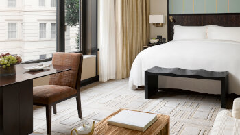 Grand Premier Terrace Room: 2 Double Beds, at The Peninsula London