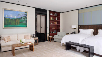 Junior Suite: 2 Double Beds, at The Peninsula London