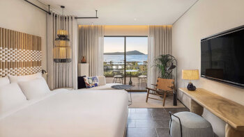 Spectacular Panorama, Guest room, 1 King, Sea view, Balcony, at W Costa Navarino