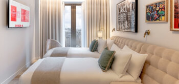 Chamber Twin 2 Beds, at Virgin Hotels Edinburgh