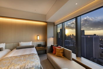 Prestige Room Bath with View Twin Upper Floor, at The Okura Tokyo