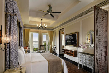 Flamingo Signature Room with Balcony Twin Bed, at Raffles Udaipur