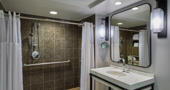 2 Qn Dlx Mobility Access With/ Roll in Shower, at Hotel 1000 Seattle