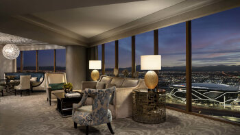 ADA Accessible Stadium View Panoramic Suite, at Four Seasons Hotel Las Vegas
