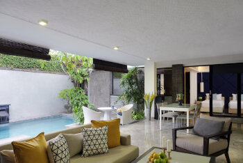 2 Bedroom Pool Villa, 1 Double Bed, 1 Twin Bed, at Peppers Seminyak