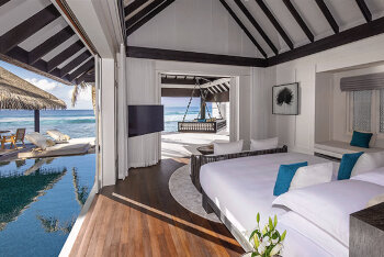 Ocean House with Pool and Private Beach Cabana, at Naladhu Private Island Maldives