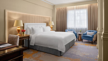 Premier, Guest room, 1 King, City view, at The St. Regis Washington DC