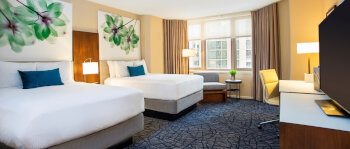 ADA Accessible Fairmont 2 Double w/ Grab Bars, at Fairmont Chicago Millennium Park