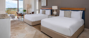 Fairmont 2 Queen, 426sf,40sm, Garden View, Bath with Soaking Tub & Shower, at Fairmont Mayakoba